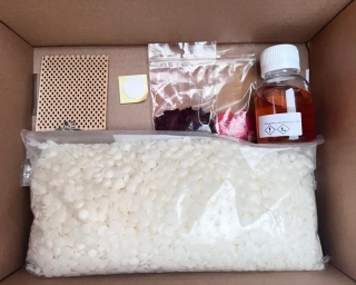 Sada na výrobu svíček do prázdného obalu svíčky typu lodě Woodwick 453g