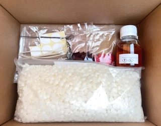 Sada na výrobu svíček do prázdného obalu svíčky typu 5x Yankee Candle 104g