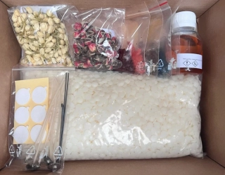 Sada na výrobu svíček do nádoby na 3ks