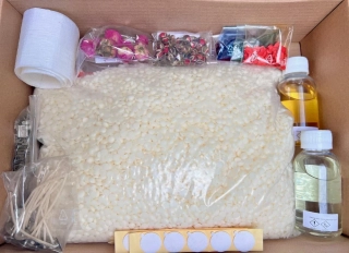 Svíčkový dort ze sójového vosku - velký